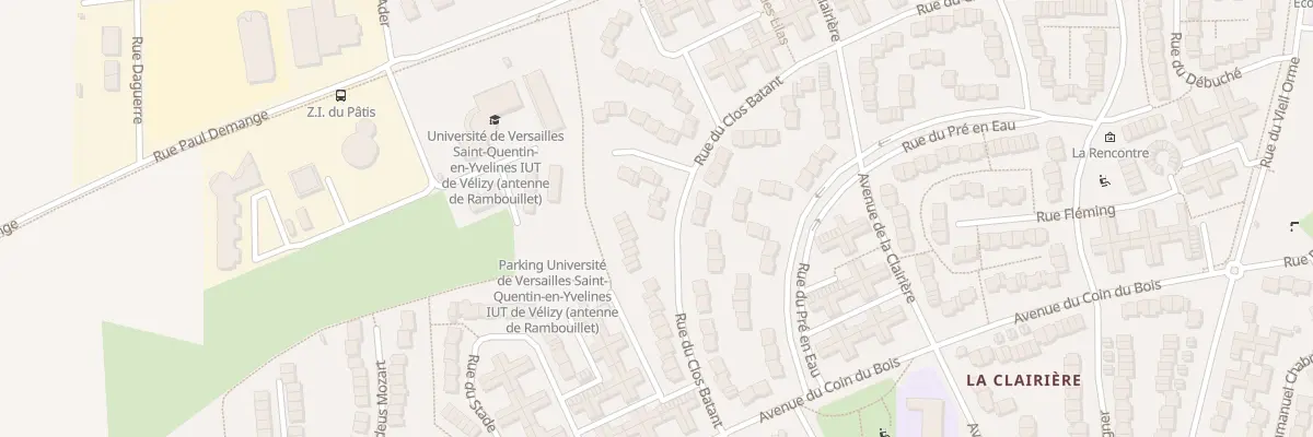 Plan du 40 Rue du Clos Bâtant à Rambouillet