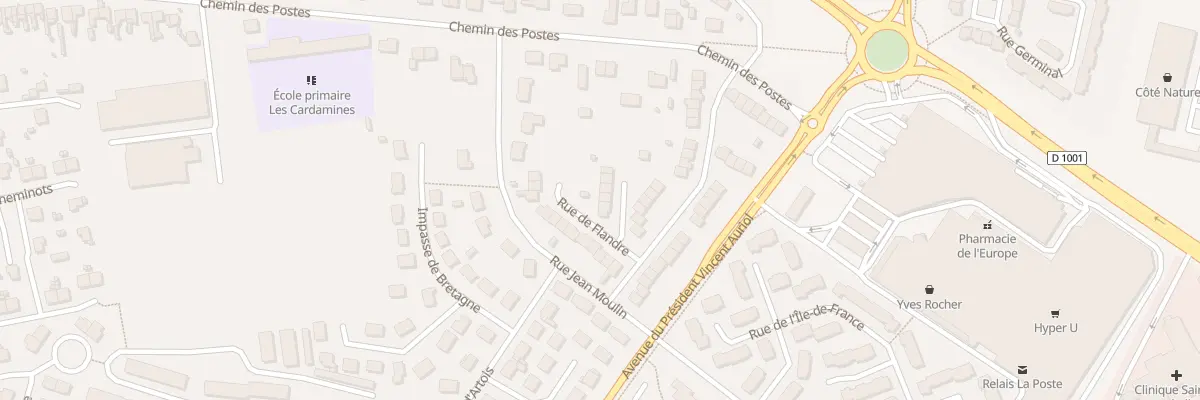 Plan du 36 Rue de Flandre à Abbeville