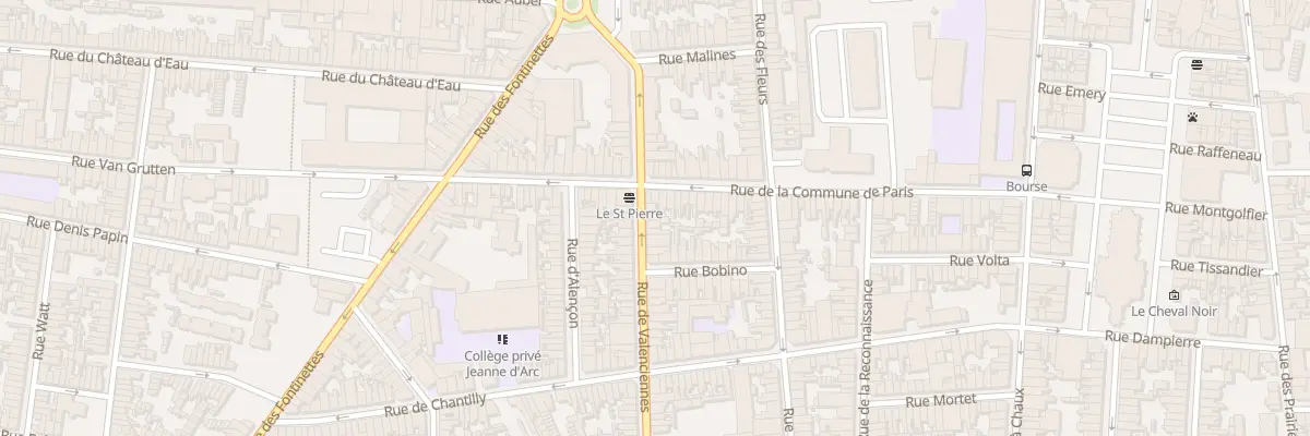 Plan du 13 Rue de Valenciennes à Calais