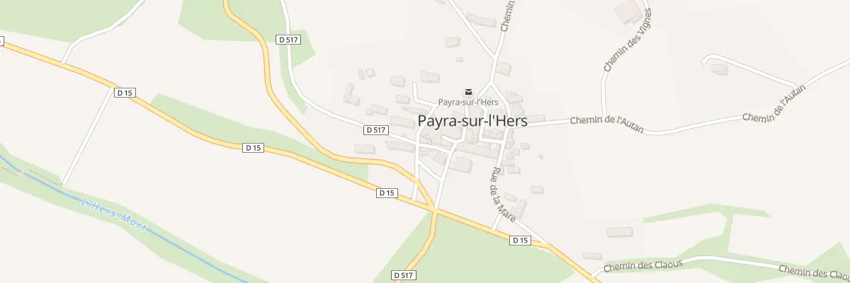 Plan du 2 Le Village à Payra-sur-l’Hers