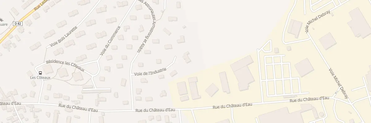 Plan du 8 Voie de l’Industrie à Abbeville