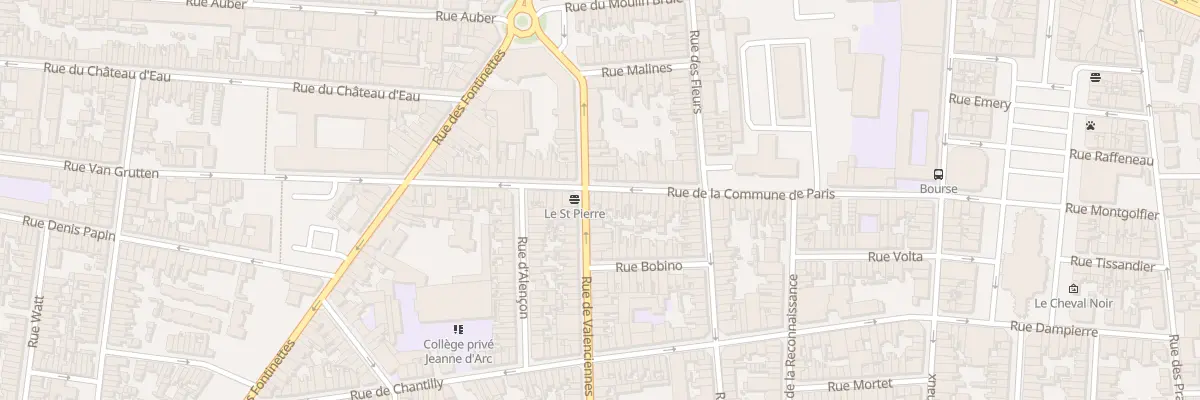 Plan du 44 Rue de la Commune de Paris à Calais