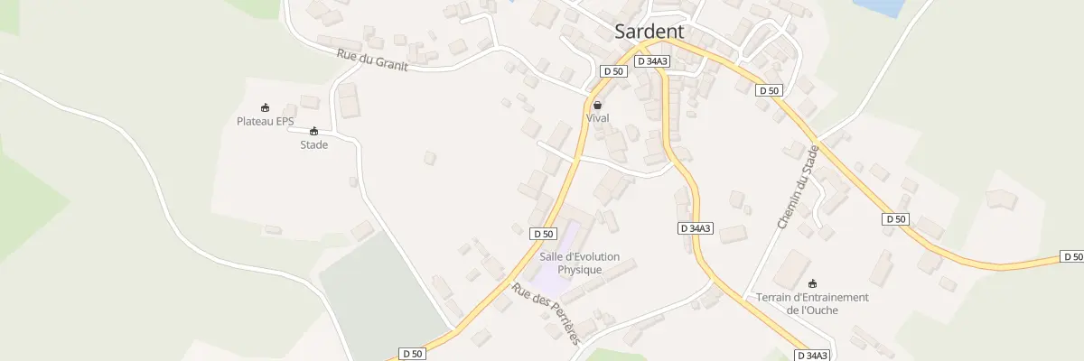 Plan du 11 Rue du Docteur Jamot à Sardent