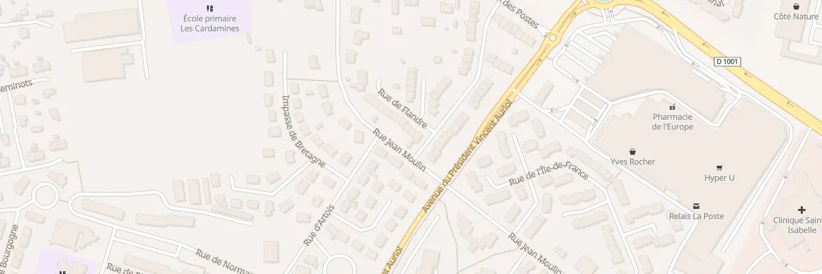 Plan du 37 Rue de Flandre à Abbeville