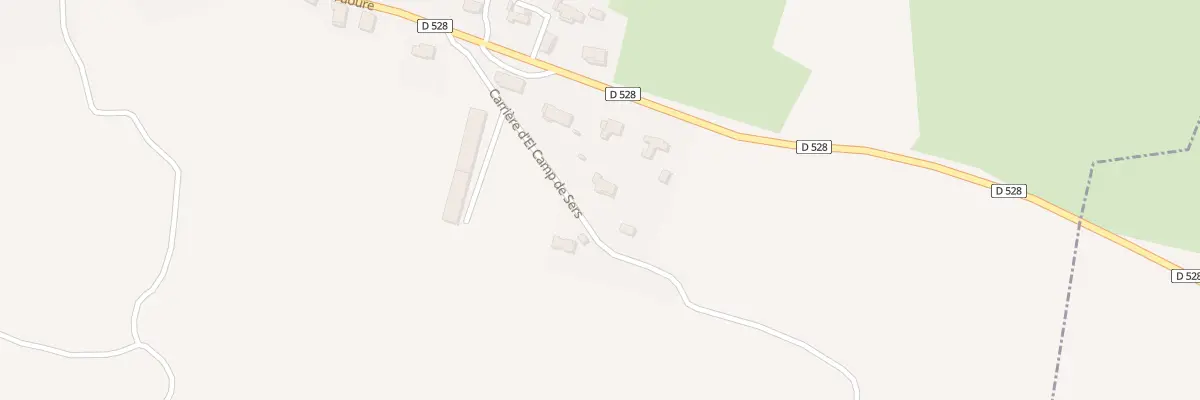 Plan du 6 Carriere d’El Camp de Sers à Esclagne