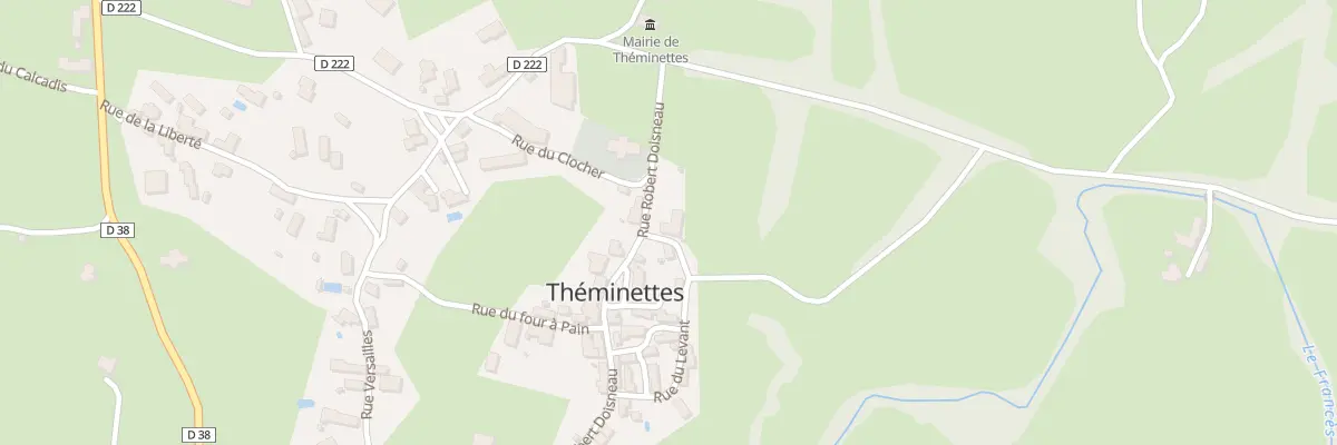 Plan du 5026 Theminettes à Théminettes
