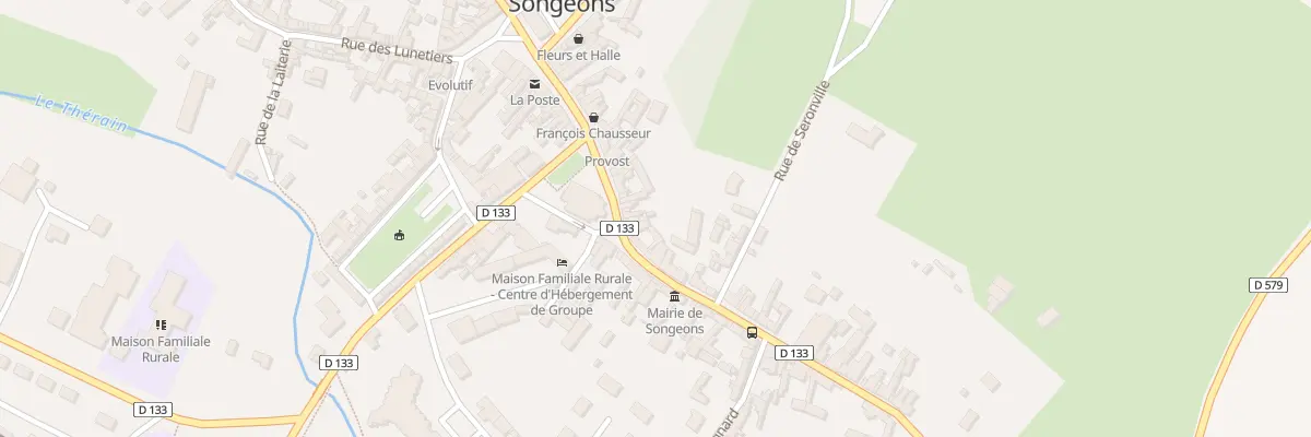 Plan du 25 Rue du Maréchal de Boufflers à Songeons