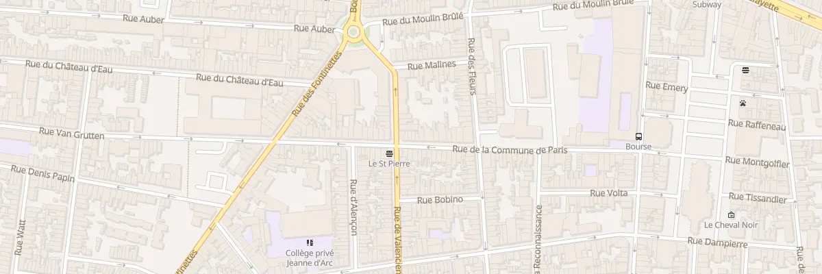 Plan du 35 Rue de la Commune de Paris à Calais