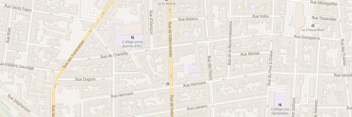 Plan du 49 Rue de Valenciennes à Calais