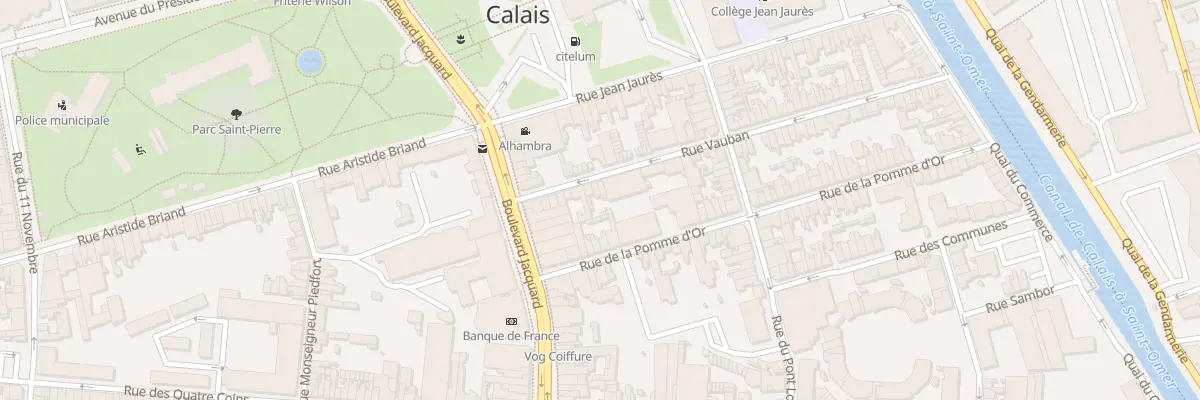 Plan du 16 Rue Vauban à Calais
