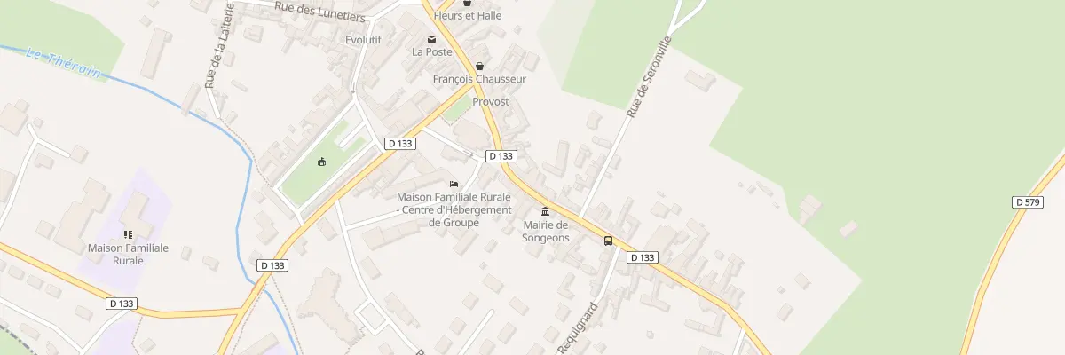 Plan du 29 Rue du Maréchal de Boufflers à Songeons
