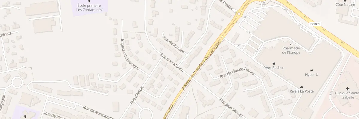 Plan du 35 Rue de Flandre à Abbeville