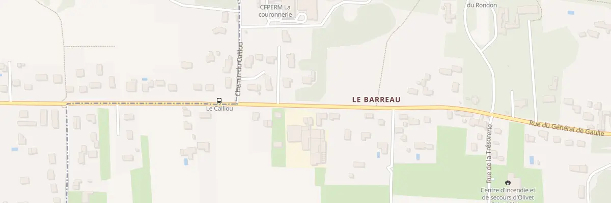 Plan du 3510 Rue du Gen de Gaulle à Olivet