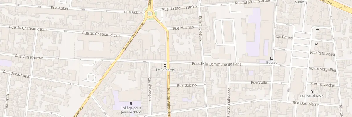 Plan du 37 Rue de la Commune de Paris à Calais
