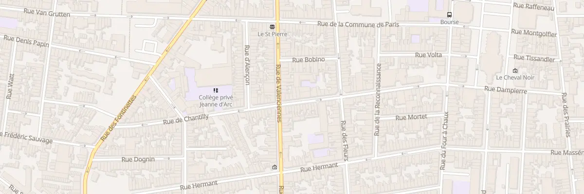 Plan du 65 Rue de Chantilly à Calais