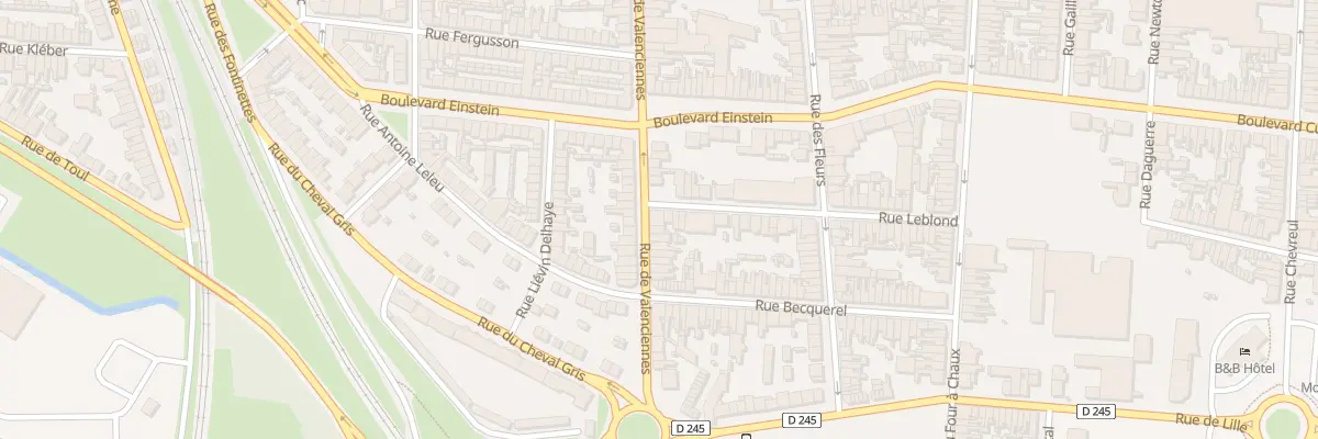 Plan du 2 Rue Leblond à Calais