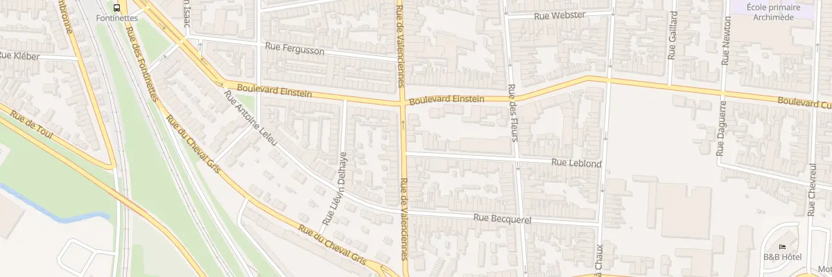 Plan du 161 Rue de Valenciennes à Calais