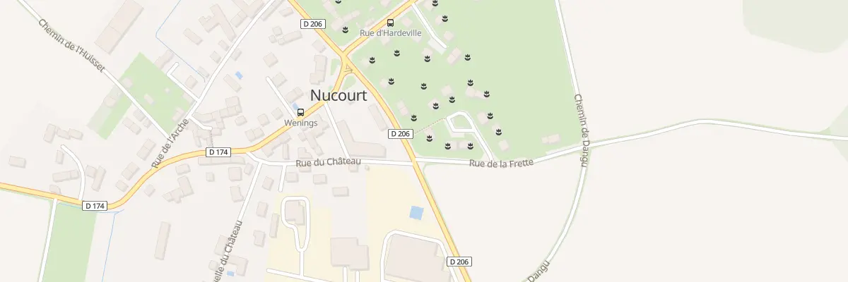 Plan du 15 Rue de Paris à Nucourt