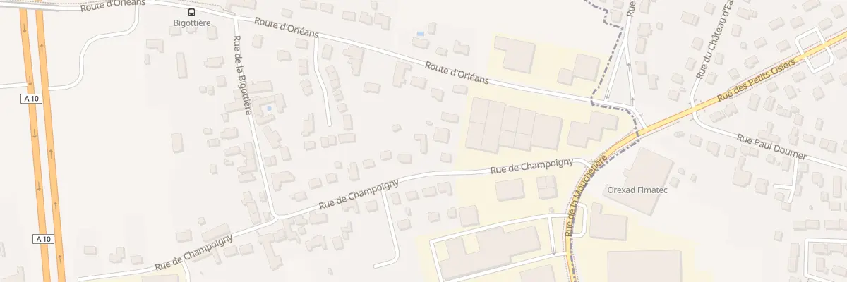 Plan du 115 Rue de Champoigny à Ingré