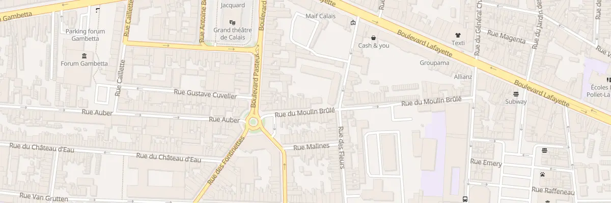 Plan du 21 Rue du Moulin Brulé à Calais