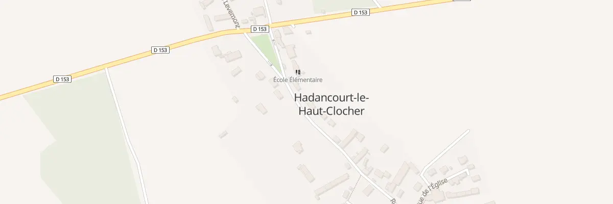 Plan du 9 Rue de la Croix du Bellay à Hadancourt-le-Haut-Clocher