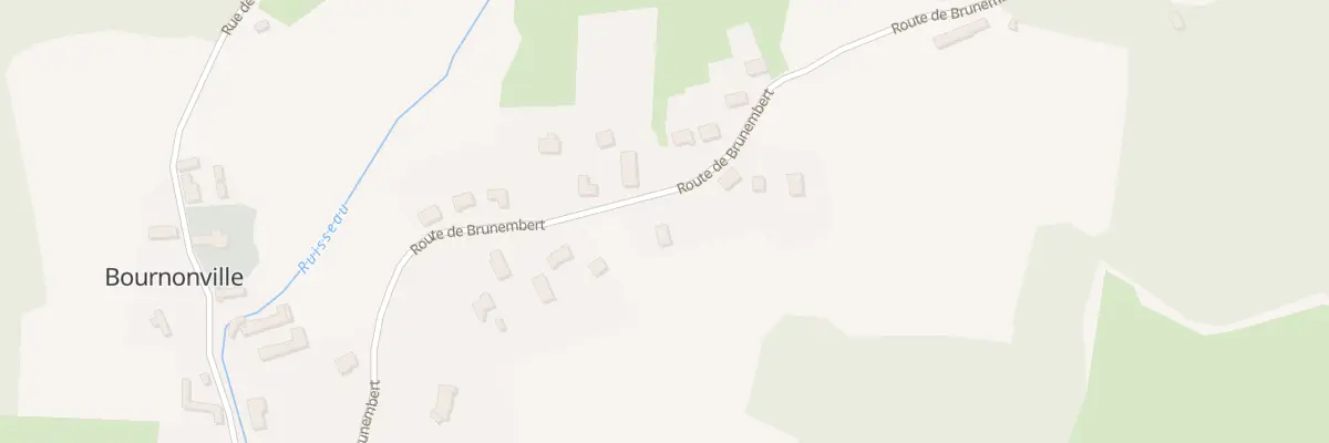 Plan du 30 Rte de Brunembert à Bournonville