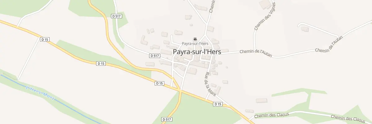 Plan du 5 Le Village à Payra-sur-l’Hers