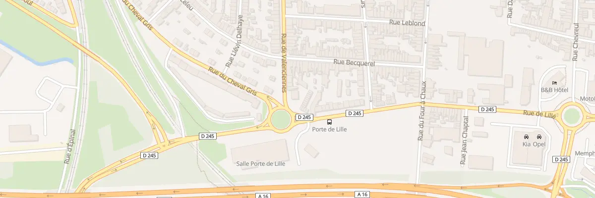 Plan du 189 Rue de Valenciennes à Calais