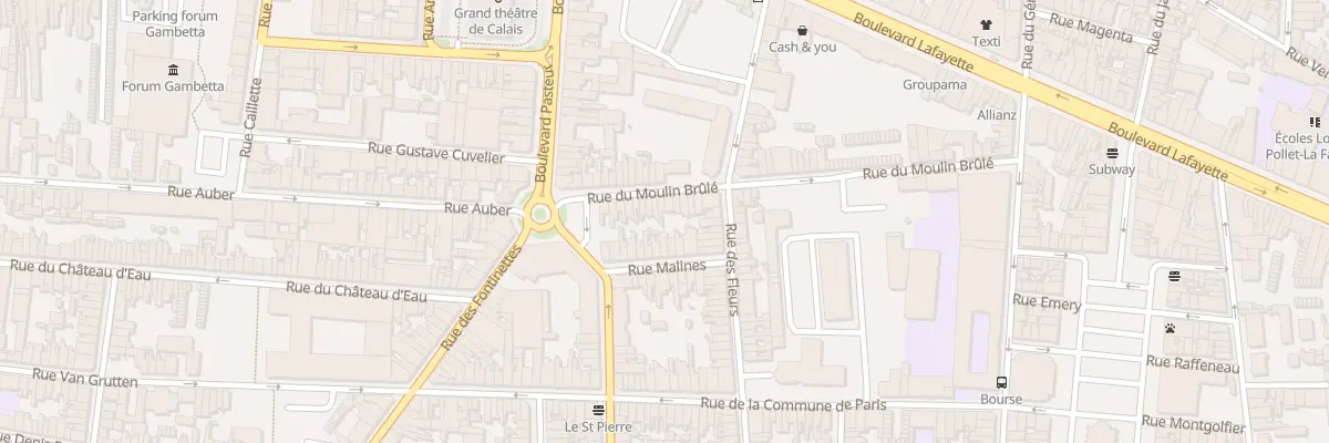 Plan du 22 Rue du Moulin Brulé à Calais
