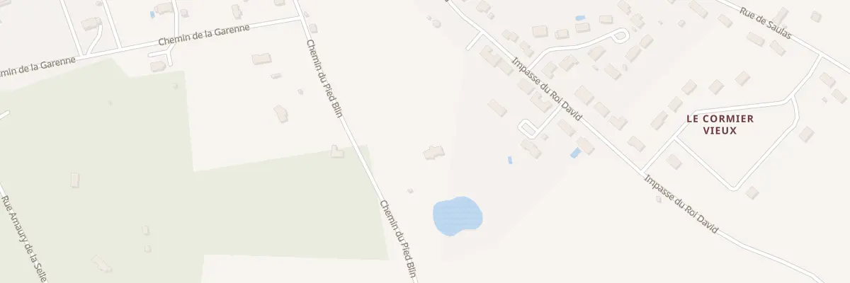 Plan du 397 Che de Pied Blin à La Ferté-Beauharnais