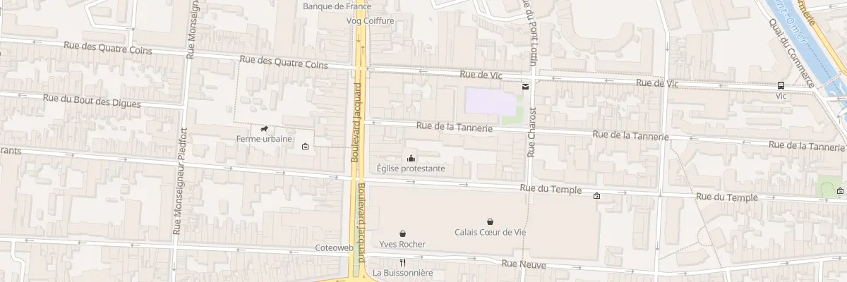 Plan du 14B Rue de la Tannerie à Calais