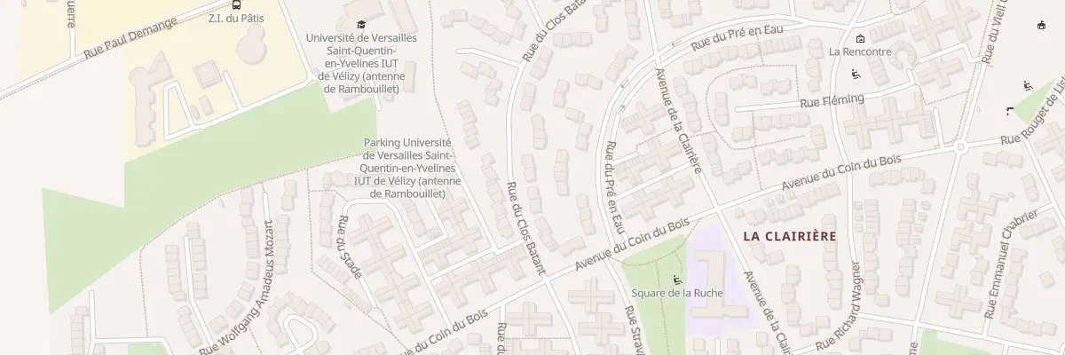 Plan du 81 Rue du Clos Bâtant à Rambouillet