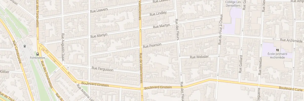 Plan du 60 Rue Pearson à Calais