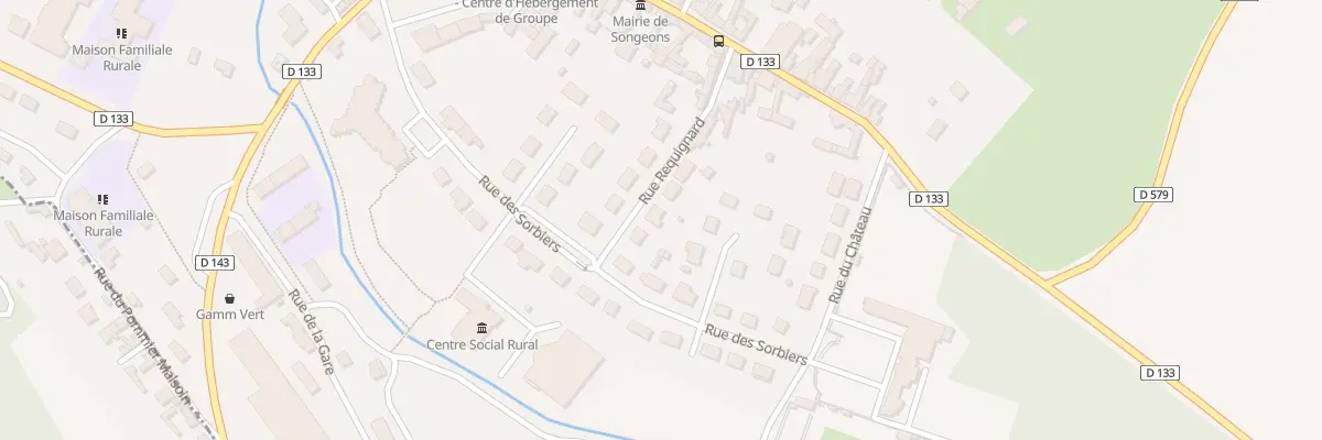 Plan du 9 Rue Réquignard à Songeons