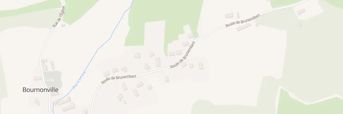 Plan du 33 Rte de Brunembert à Bournonville