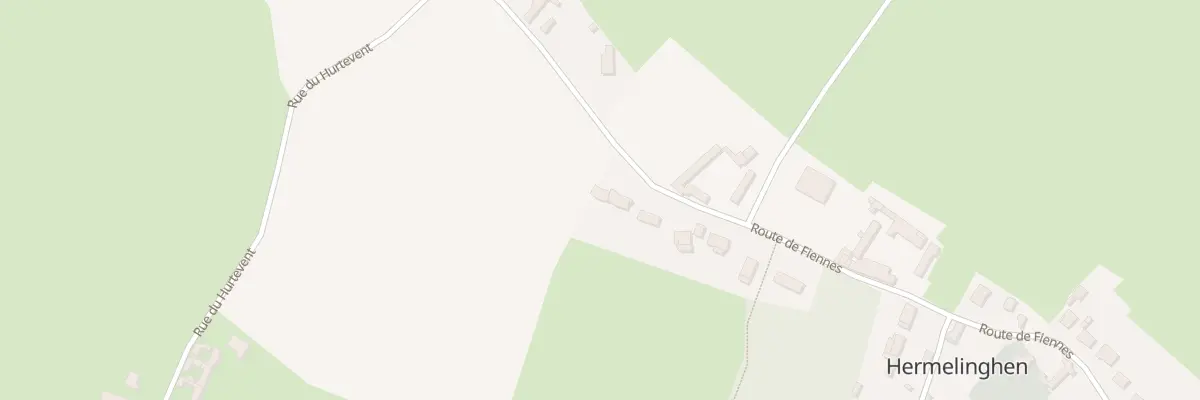 Plan du 443 Rte de Fiennes à Hermelinghen