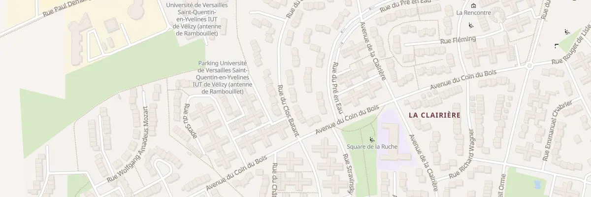 Plan du 85 Rue du Clos Bâtant à Rambouillet