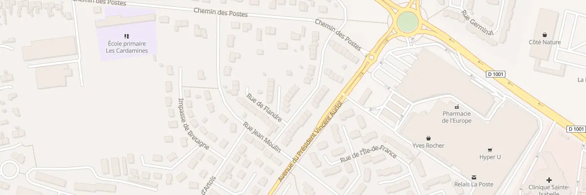 Plan du 28 Rue de Flandre à Abbeville