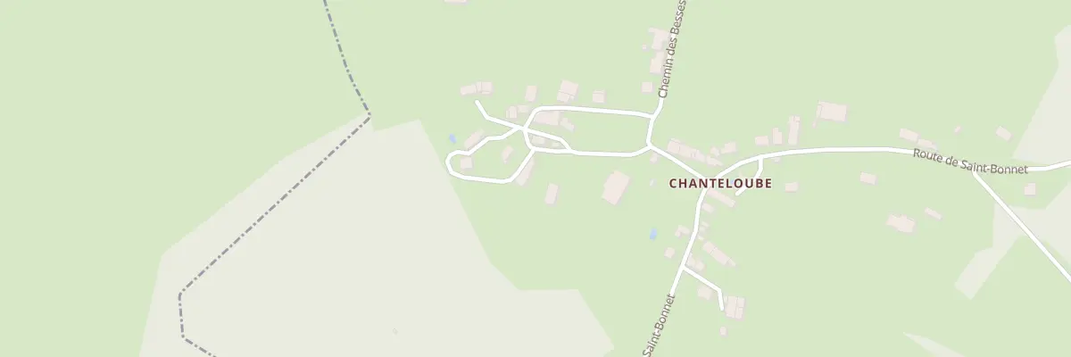 Plan du 5211 Chanteloube à Saint-Martial-de-Gimel