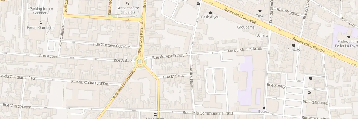 Plan du 28 Rue du Moulin Brulé à Calais