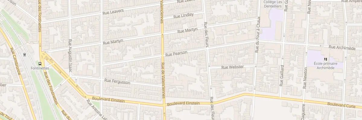 Plan du 64 Rue Pearson à Calais