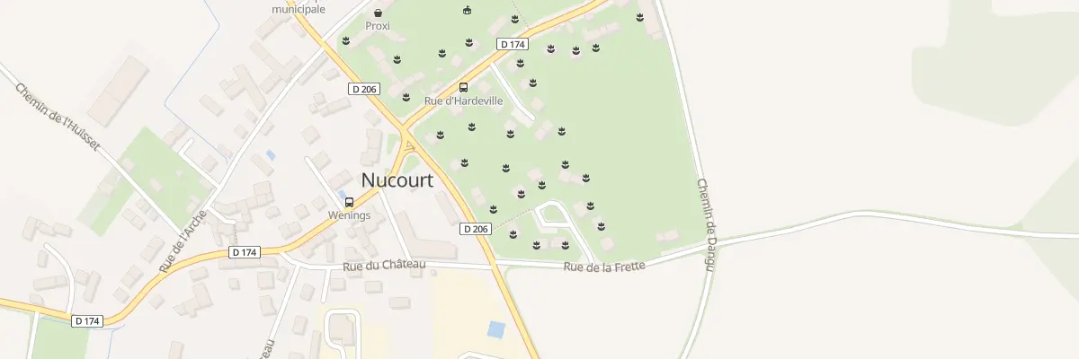 Plan du 6 Sq de la Frette à Nucourt