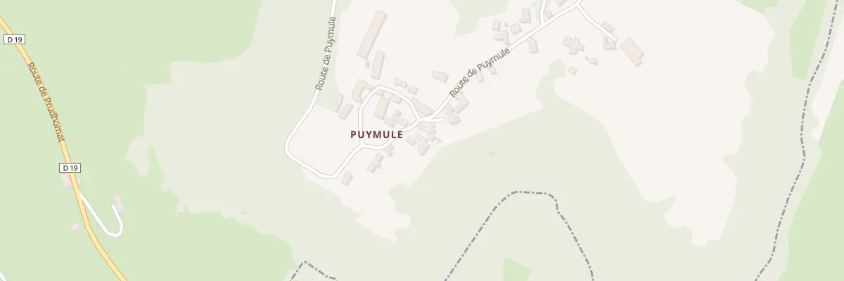 Plan du 375 Rte de Puymule à Saint-Michel-Loubéjou