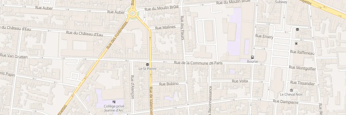 Plan du 49 Rue de la Commune de Paris à Calais