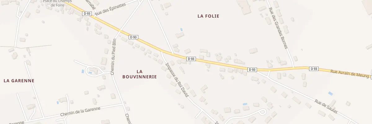 Plan du 646 Rue Avrain de Meung à La Ferté-Beauharnais