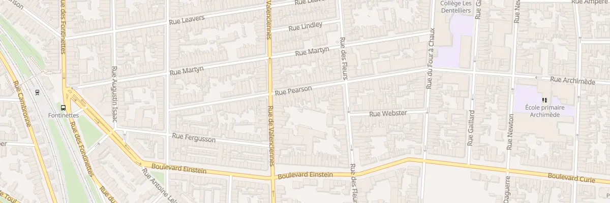 Plan du 66 Rue Pearson à Calais