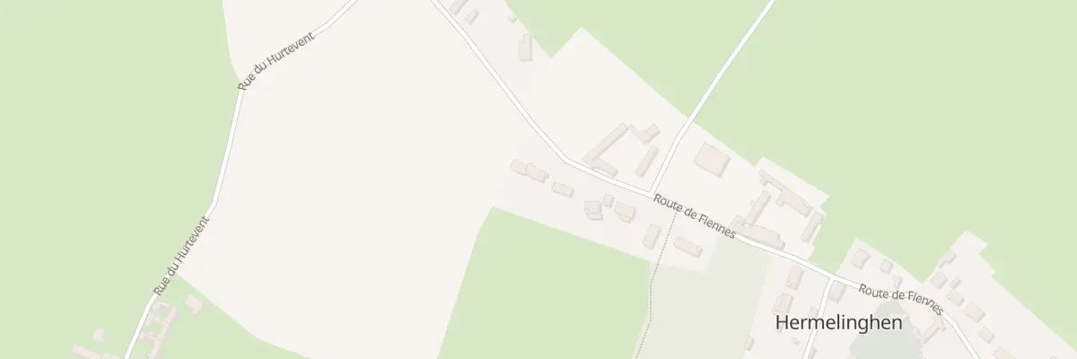Plan du 433 Rte de Fiennes à Hermelinghen
