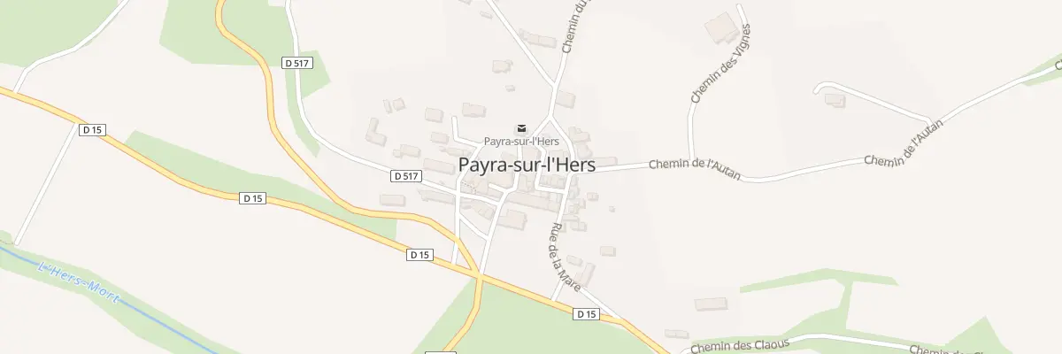 Plan du 6 Rue du Bassin à Payra-sur-l’Hers
