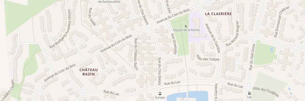 Plan du 82 Rue du Clos Bâtant à Rambouillet