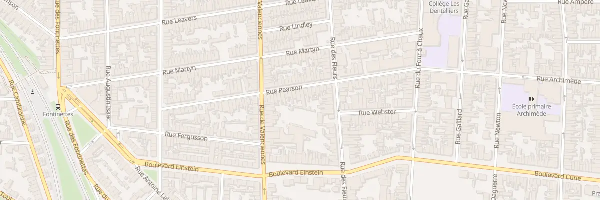 Plan du 68 Rue Pearson à Calais